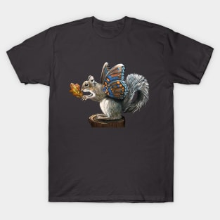 "Butterfly Squirrel" - Butterflown collection T-Shirt